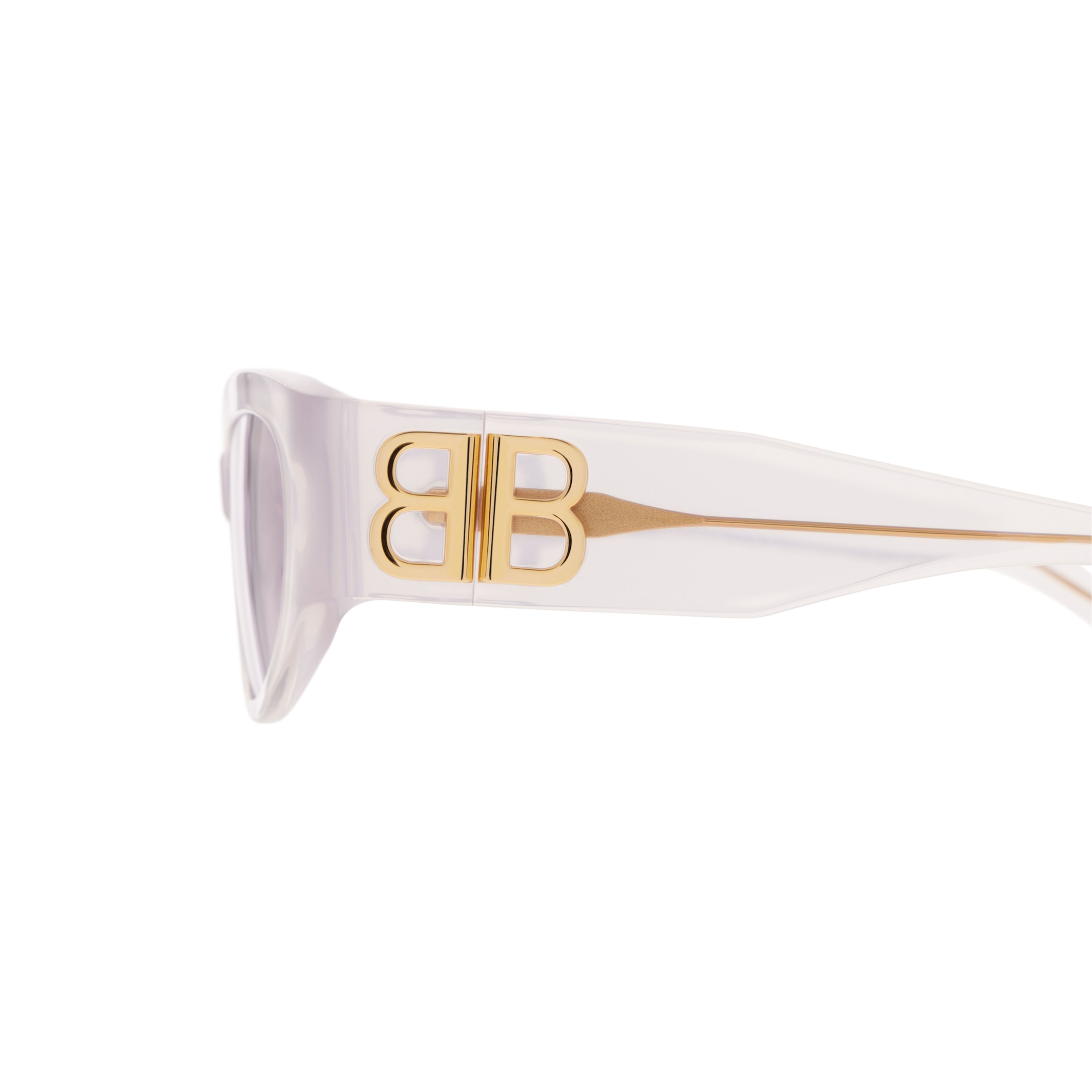 Women’s Bossy Round Af Sunglasses in Light Pink - Image 2